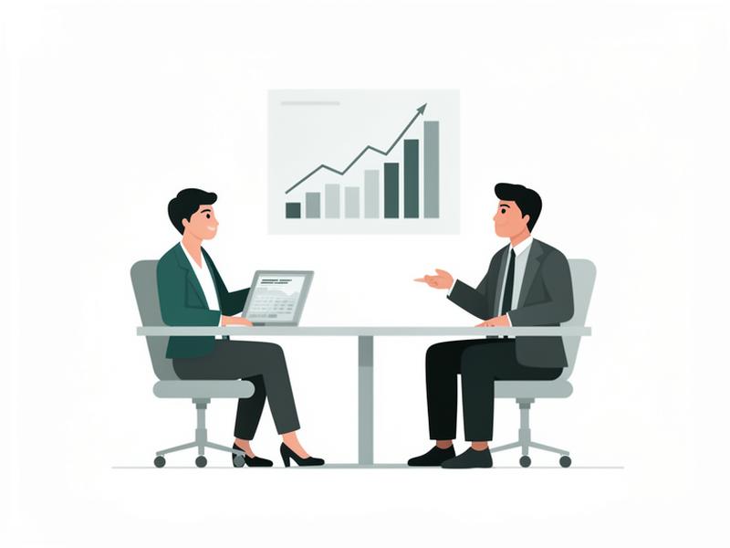 Consultor y CEO en sesión de mentoría con métricas de crecimiento